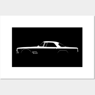 Maserati 3500 GT Silhouette Posters and Art